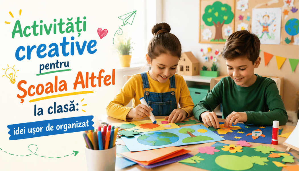 Activități creative pentru Școala Altfel la clasă