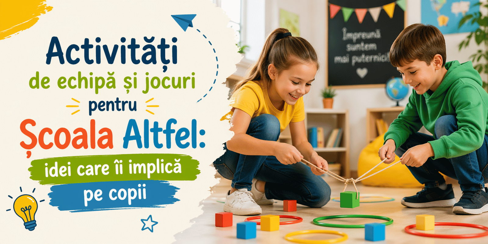 Activități de echipă și jocuri pentru Școala Altfel