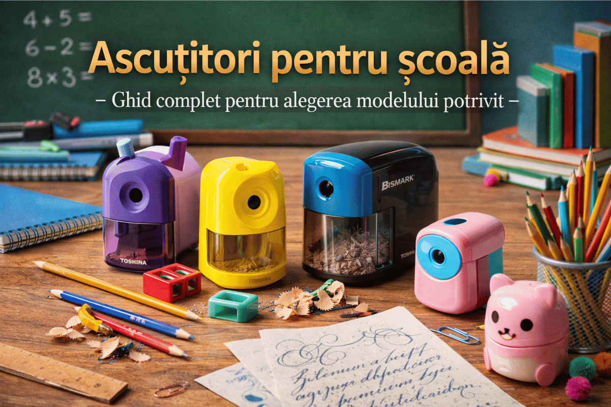 Ascuțitori pentru școală – Ghid complet pentru alegerea modelului potrivit