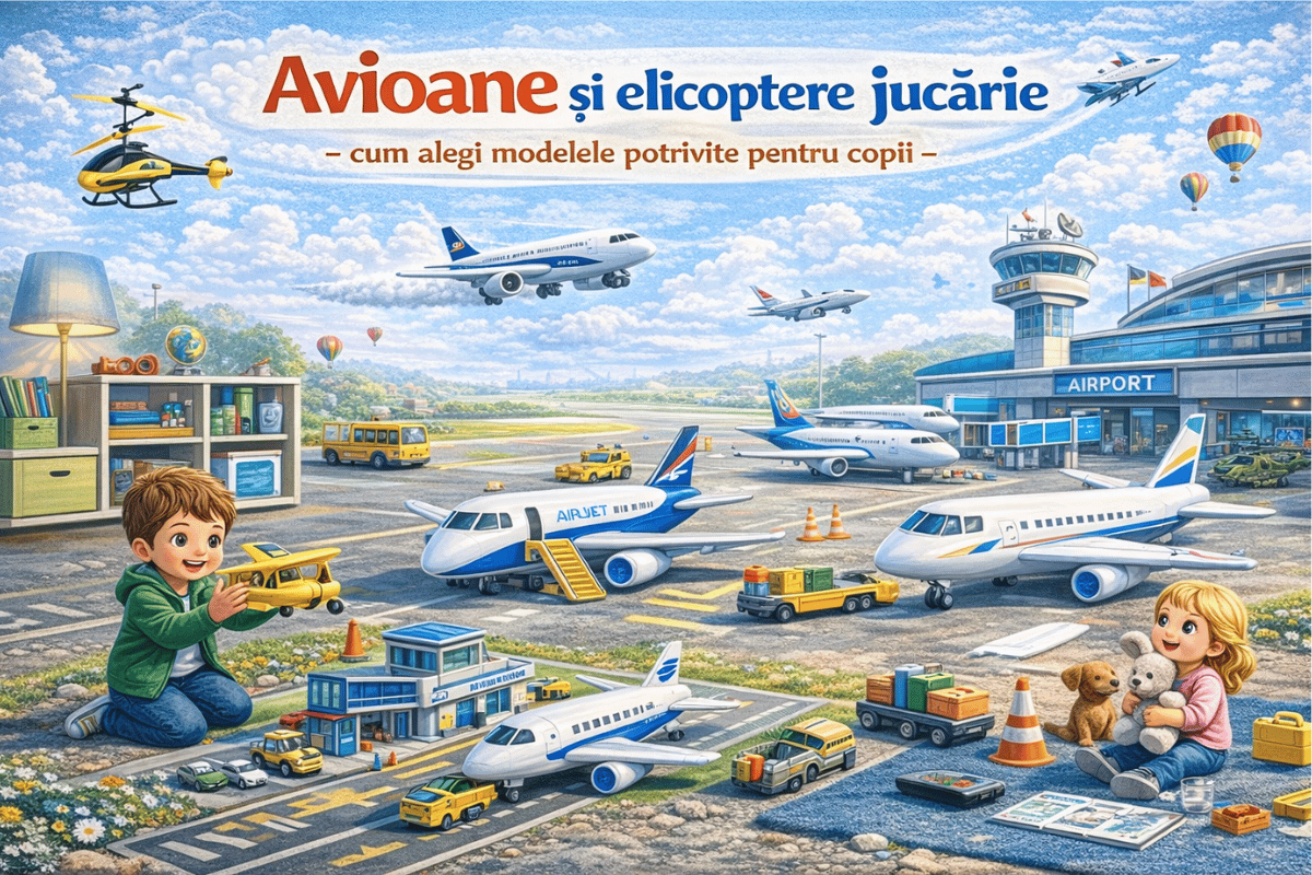 Avioane și elicoptere jucărie – cum alegi modelele potrivite pentru copii