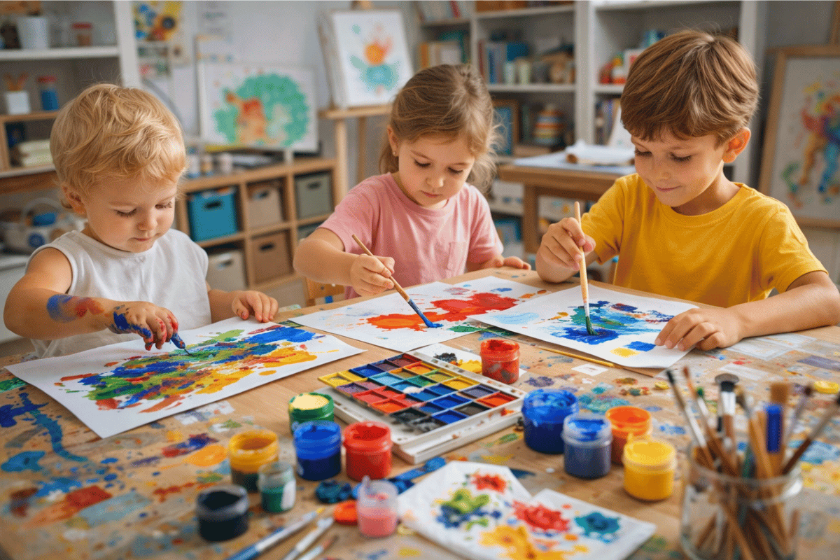 Beneficiile picturii pentru dezvoltarea motrică a copiilor