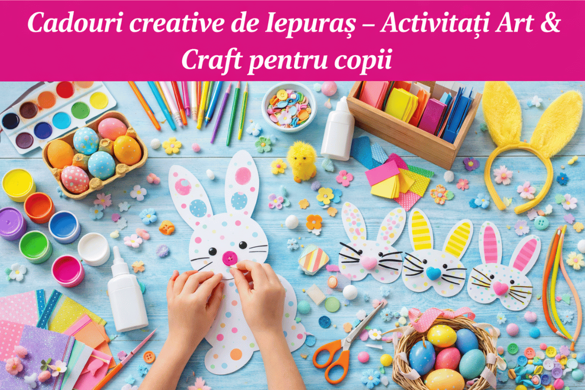 Cadouri creative de Iepuraș – Activități Art & Craft pentru copii