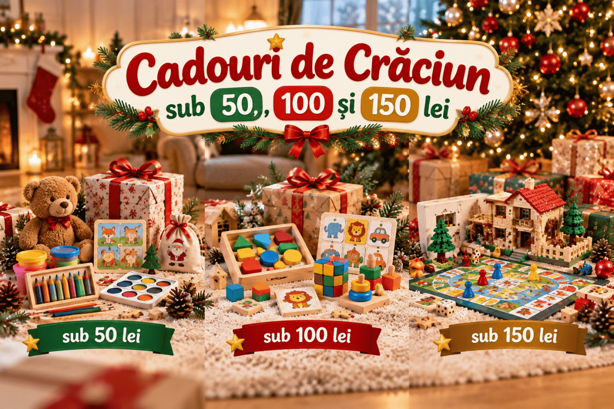 Cadouri de Crăciun copii sub 50, 100 și 150 lei