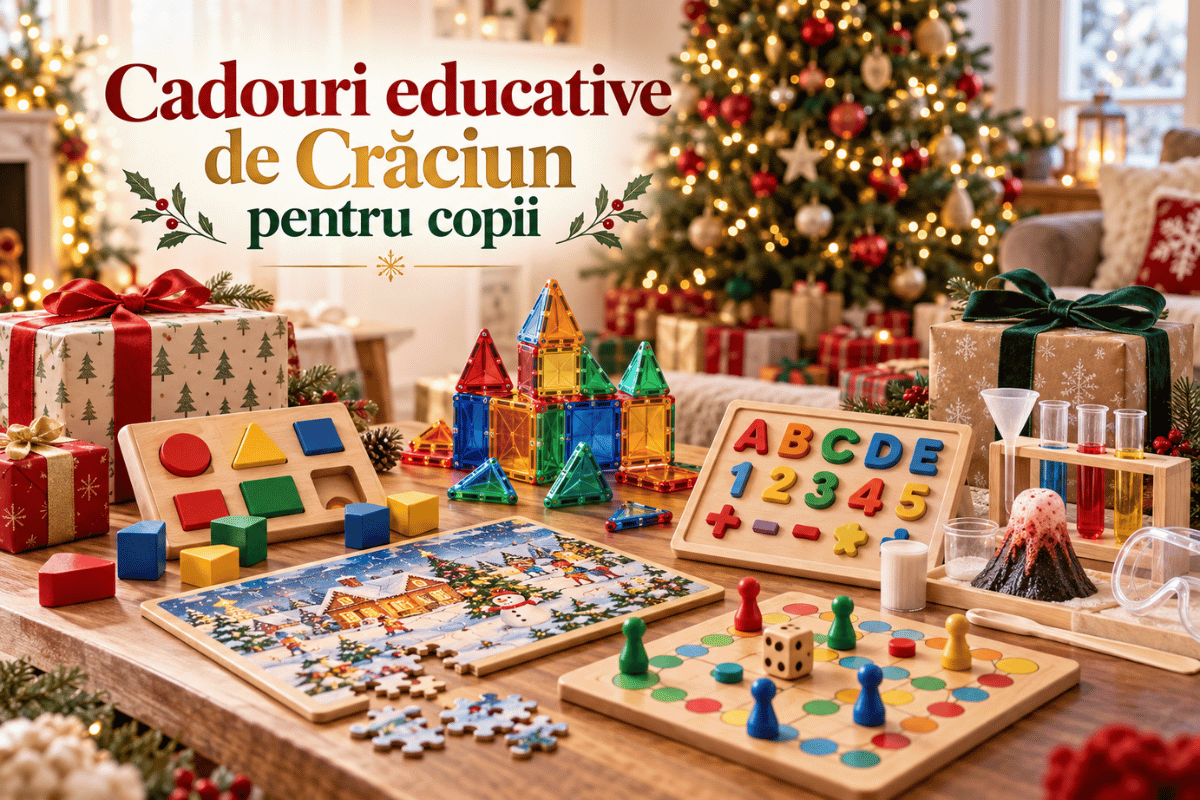 Cadouri educative de Crăciun pentru copii
