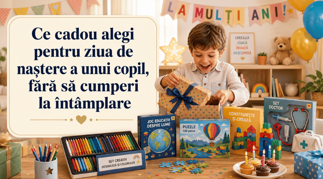Ce cadou alegi pentru ziua de naștere a unui copil