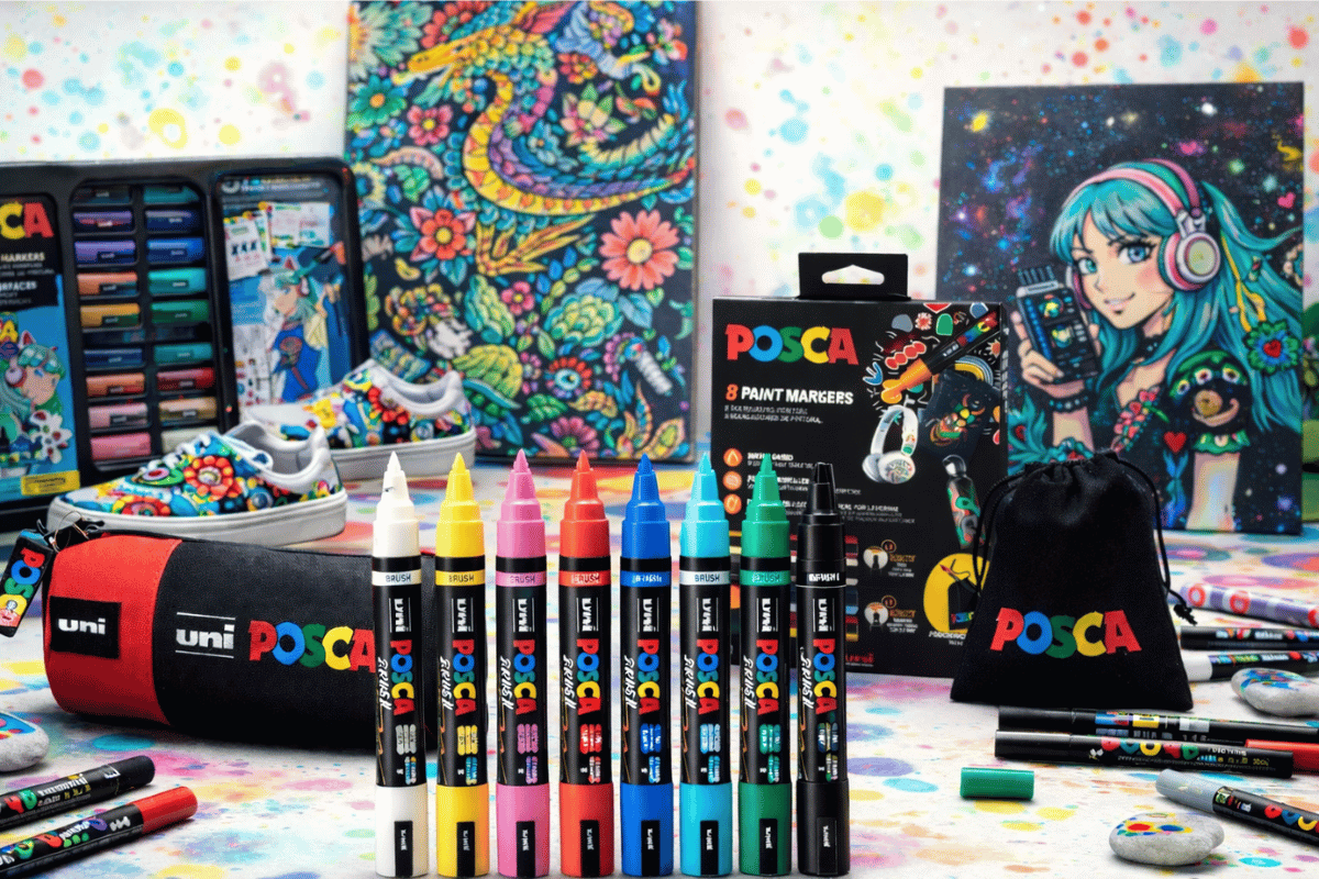 Ce markere POSCA să alegi – Ghid complet de mărimi și vârfuri
