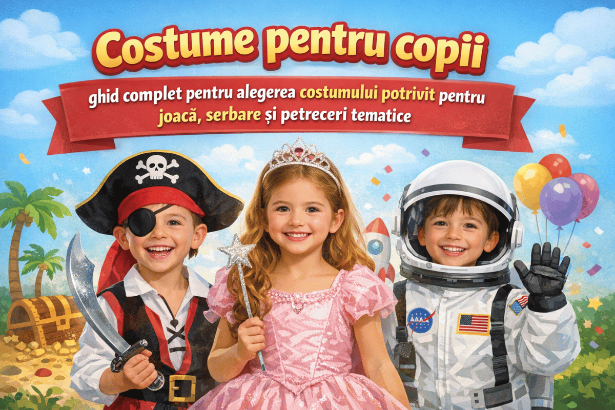 Costume pentru copii – ghid complet pentru alegerea costumului potrivit pentru joacă, serbare și petreceri tematice