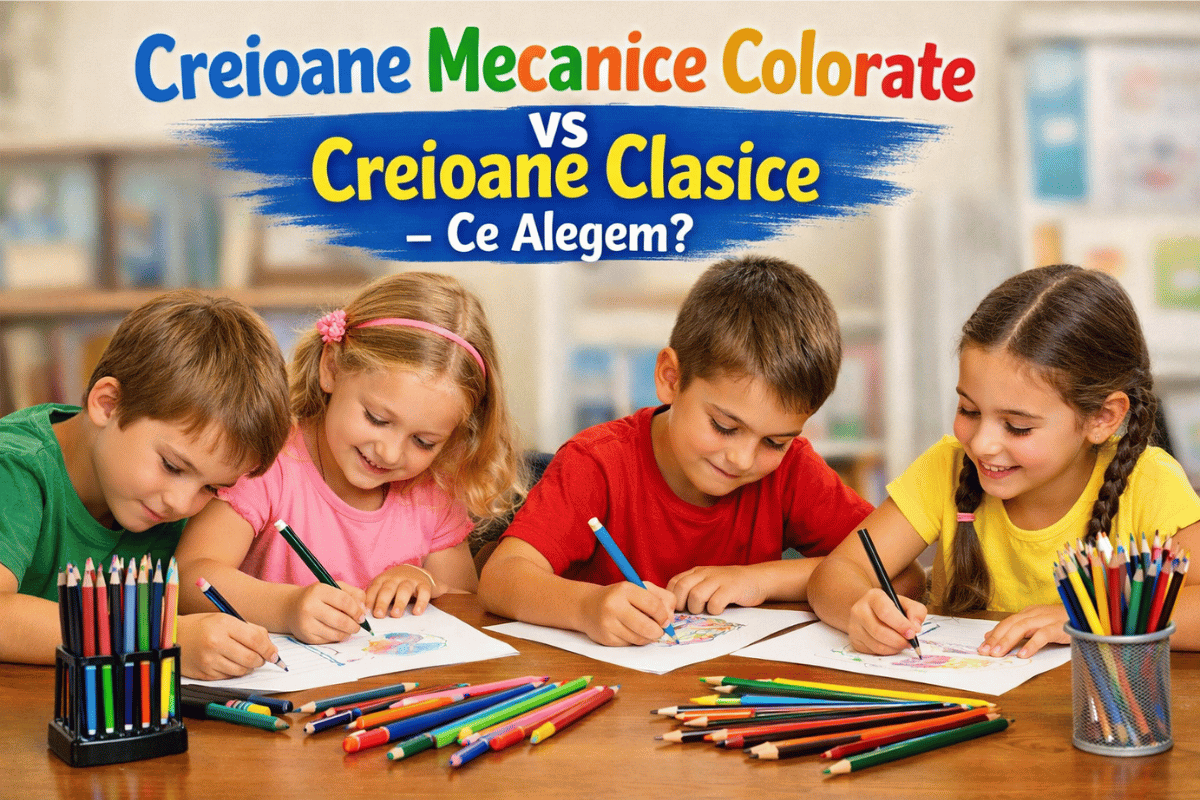 Creioane Mecanice Colorate vs Creioane Clasice – Ce Alegem?
