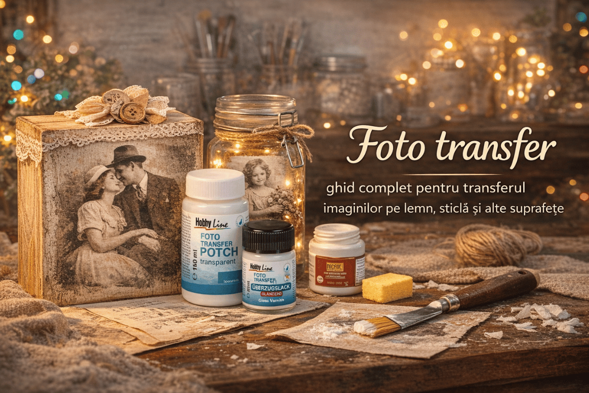 Foto transfer – ghid complet pentru transferul imaginilor pe lemn, sticlă și alte suprafețe