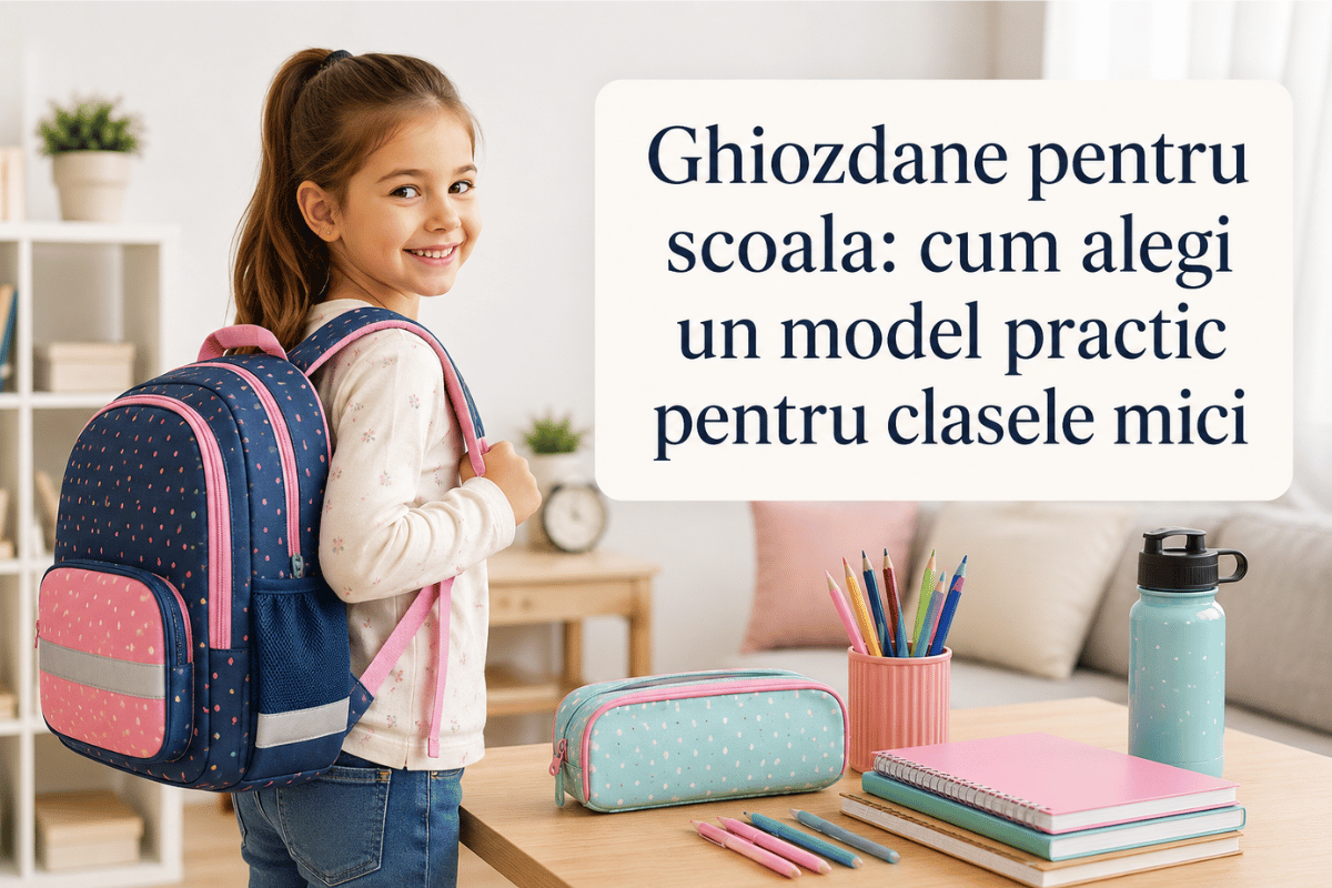 Ghiozdane pentru scoala: cum alegi modelul practic