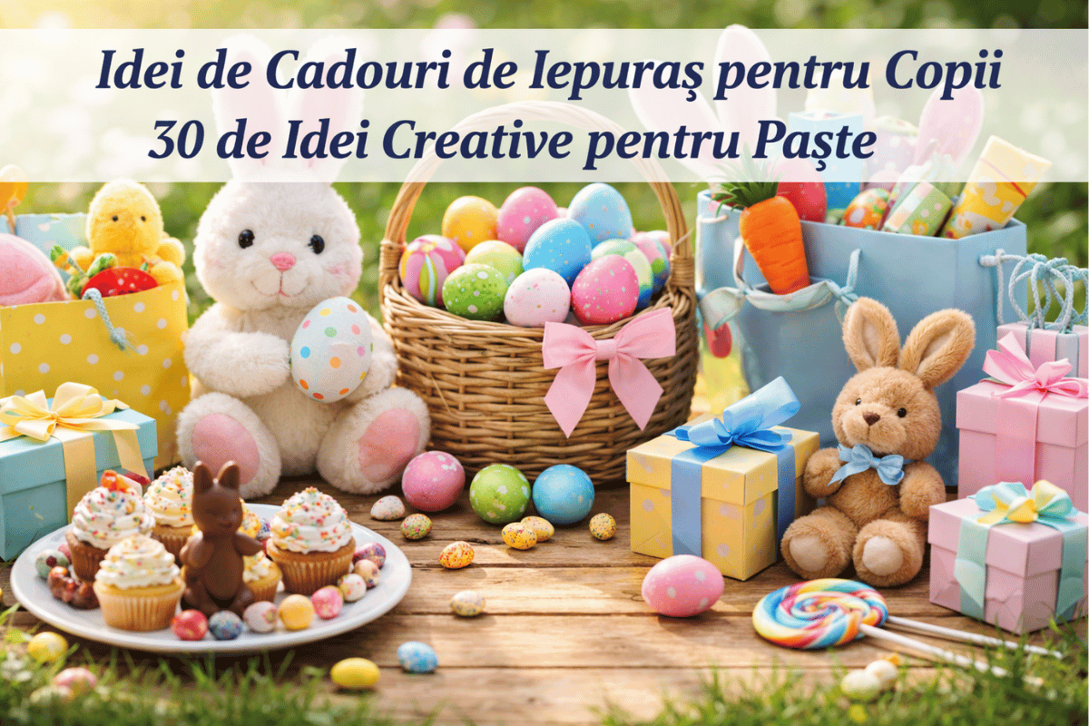 Idei de Cadouri de Iepuraș pentru Copii – 30 de Idei Creative pentru Paște