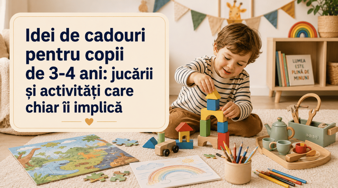 Idei de cadouri pentru copii de 3-4 ani