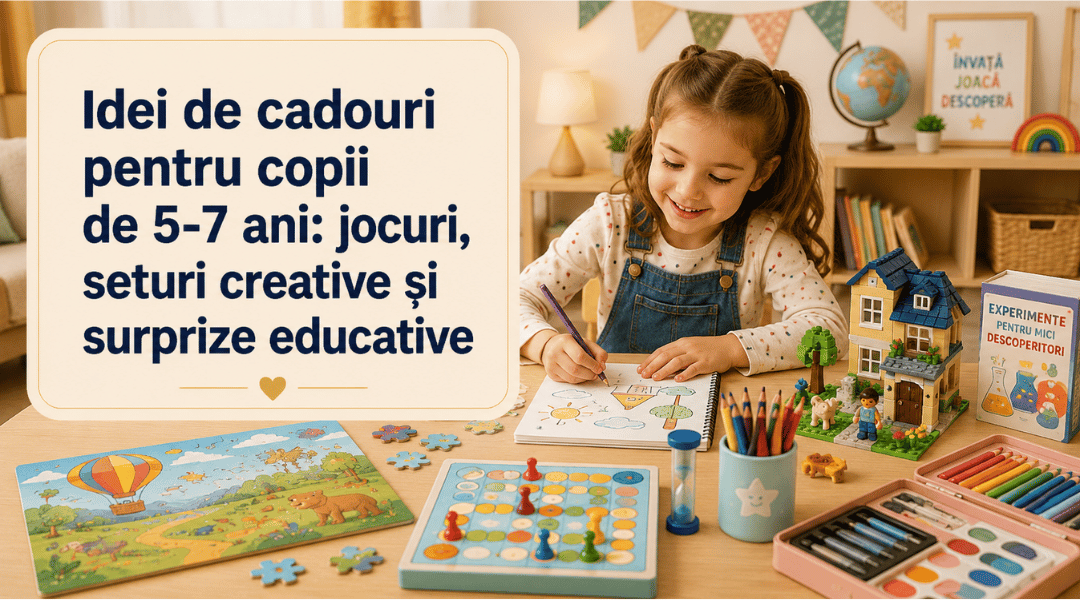 Idei de cadouri pentru copii de 5-7 ani