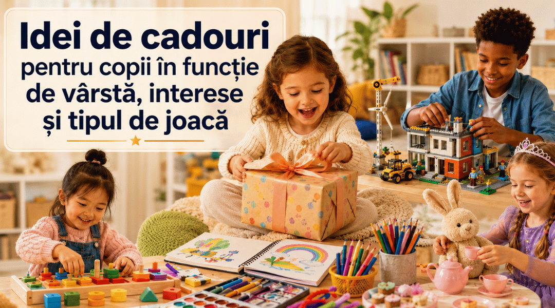 Idei de cadouri pentru copii în funcție de vârstă