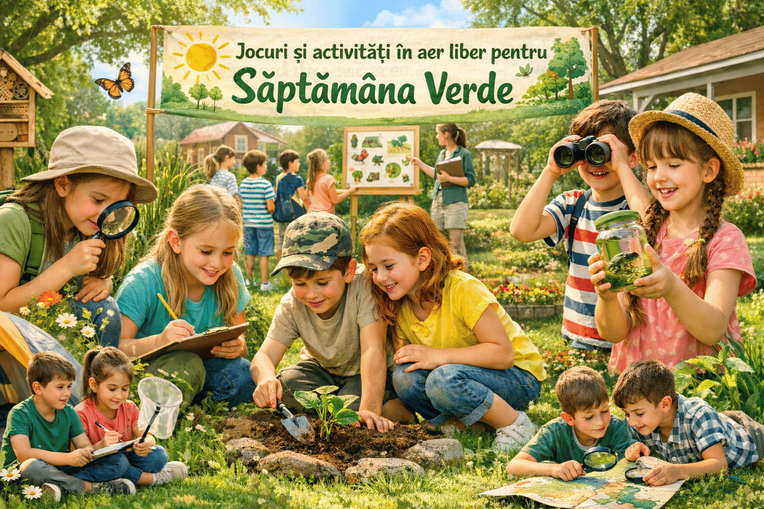 Jocuri și activități în aer liber pentru Săptămâna Verde