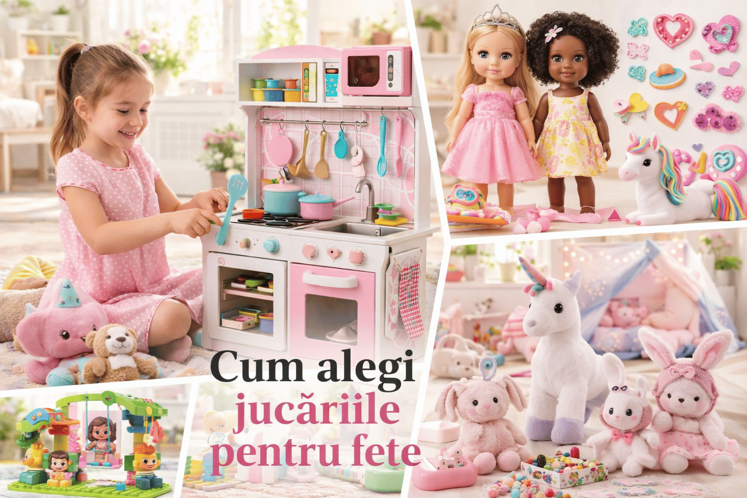 Cum alegi jucăriile pentru fete în funcție de vârstă, interese și tipul de joacă
