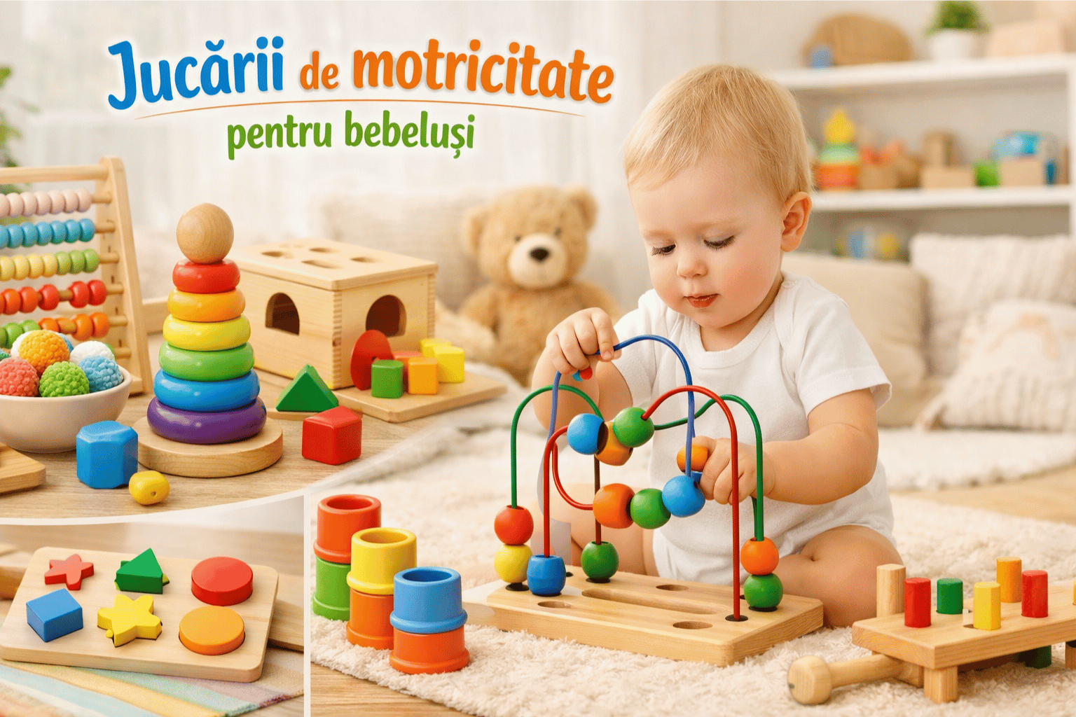 Jucării de motricitate pentru bebeluși