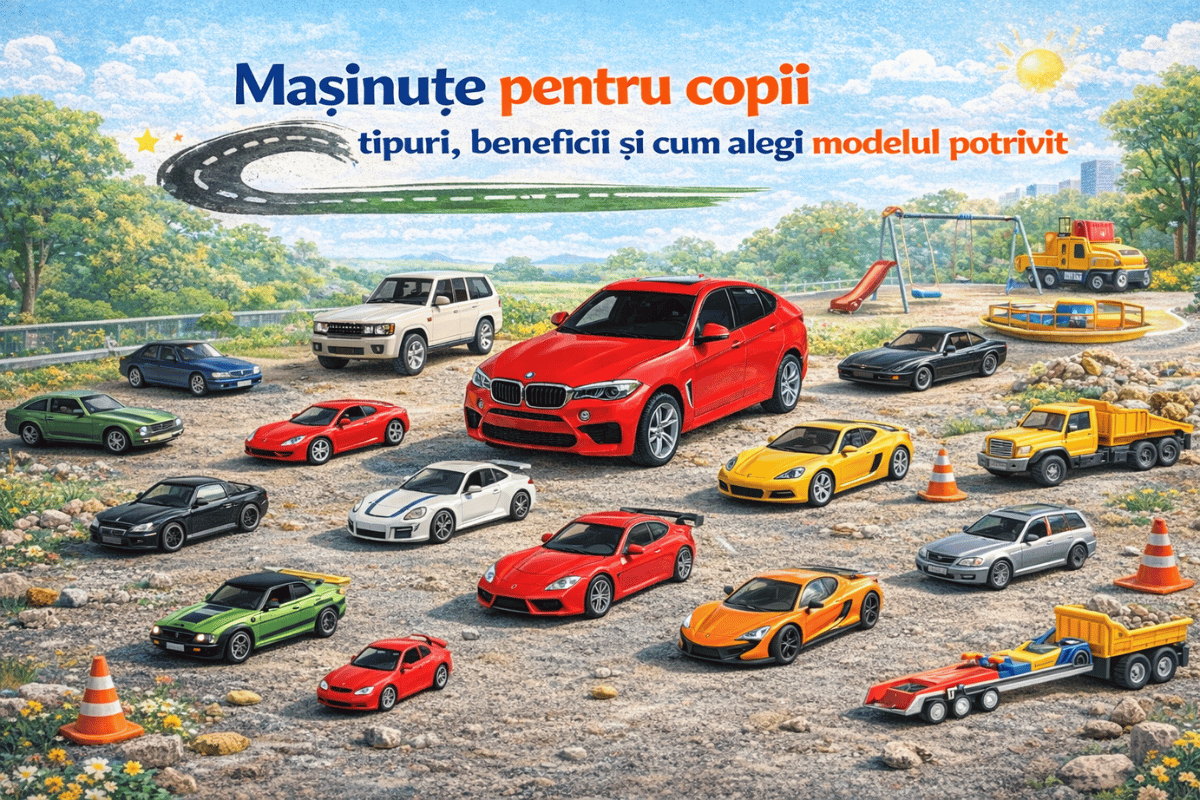 Mașinuțe pentru copii – tipuri, beneficii și cum alegi modelul potrivit