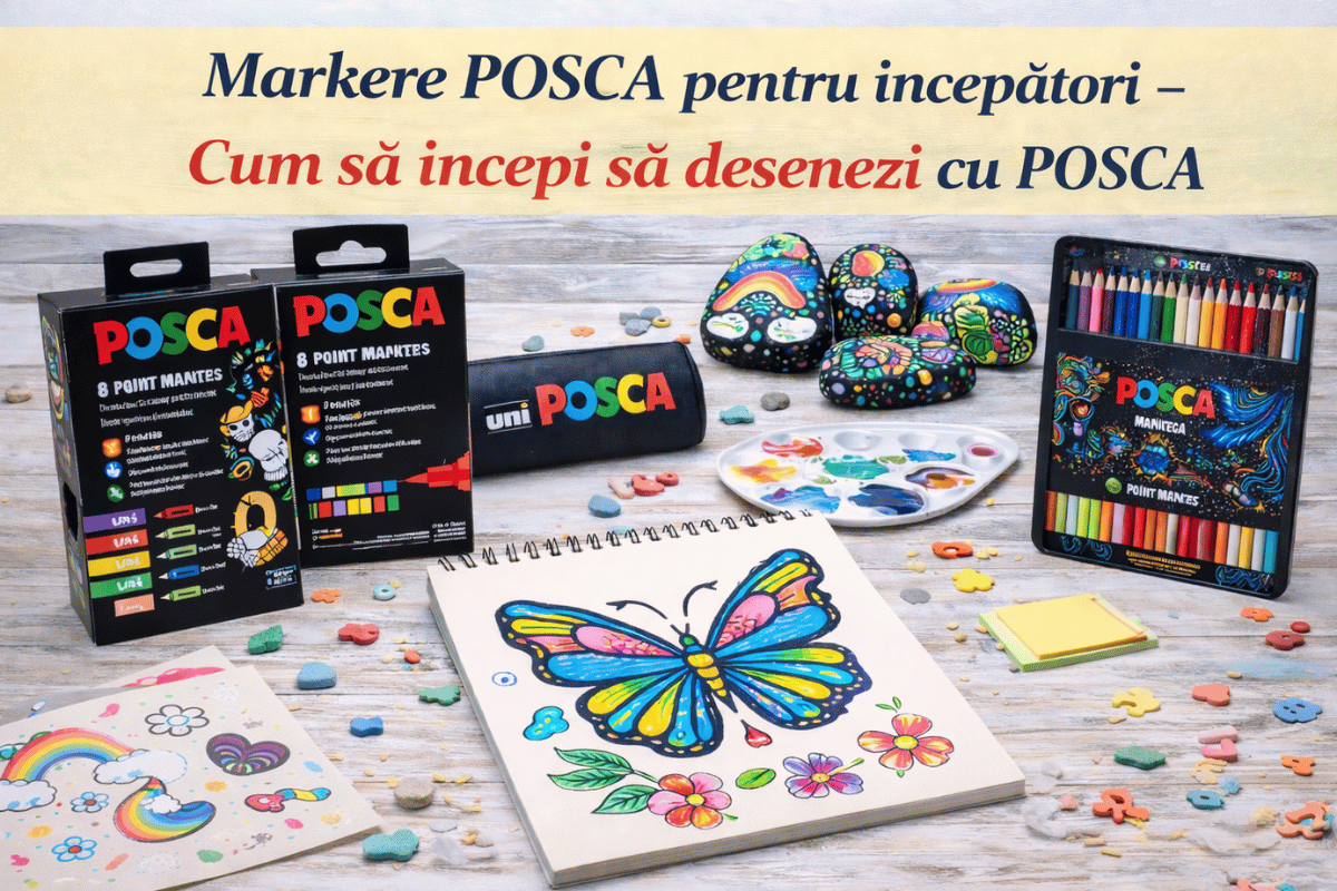 Markere POSCA pentru începători – Cum să începi să desenezi cu POSCA