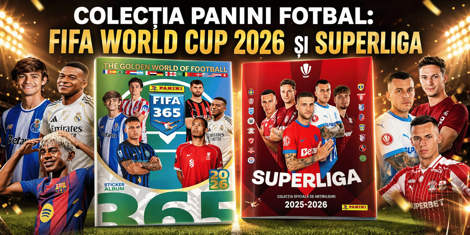 Colecția Panini Fotbal: FIFA World Cup 2026 și Superliga