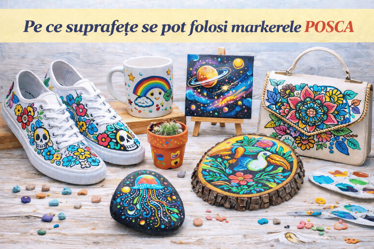 Pe ce suprafețe se pot folosi markerele POSCA