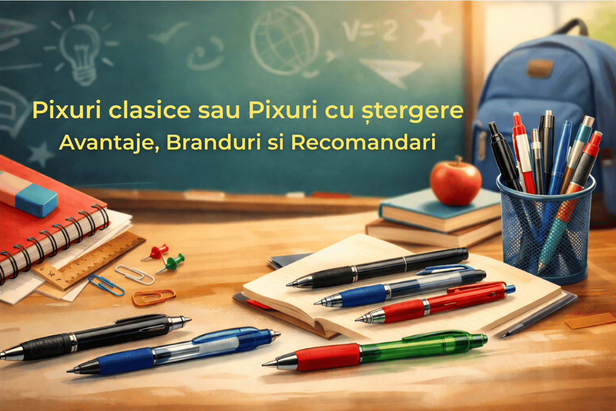 Pixuri clasice sau Pixuri cu ștergere: Avantaje, Branduri și Recomandări