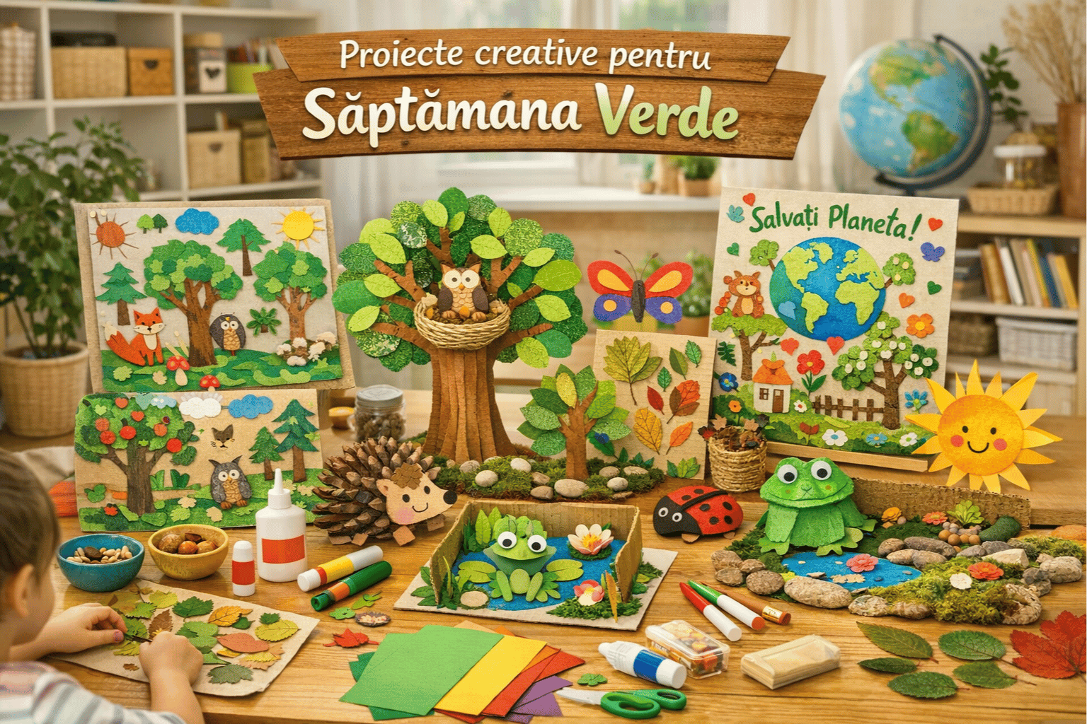 Proiecte creative pentru Săptămâna Verde – idei ușor de realizat cu copiii