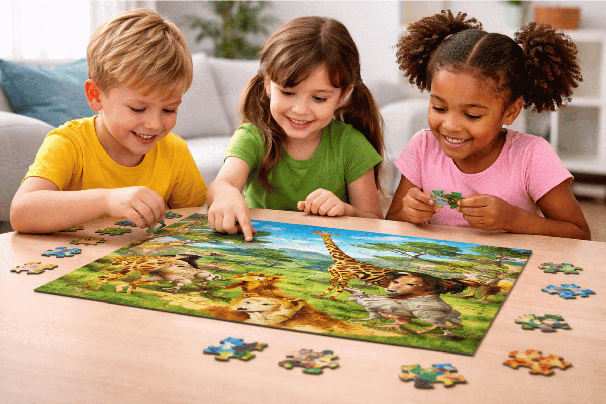 Puzzle pentru copii 3-6 ani – cum alegi modelele potrivite pentru învățare și joacă