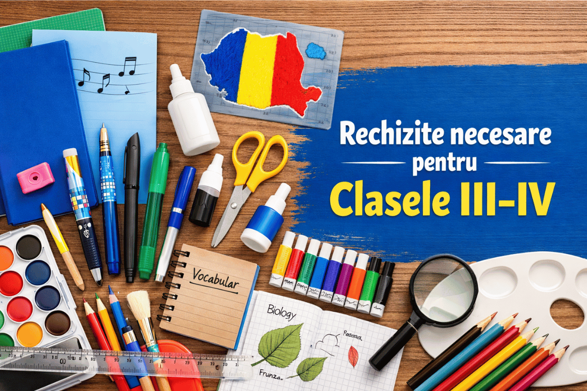 Rechizite necesare pentru Clasele III-IV – Ghid complet pentru părinți