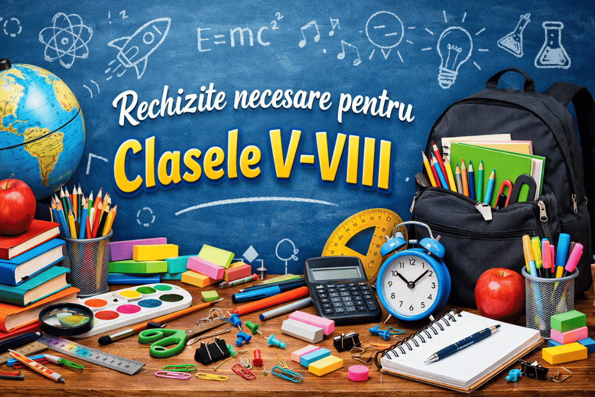 Rechizite necesare pentru Clasele V-VIII – Ghid complet pentru gimnaziu