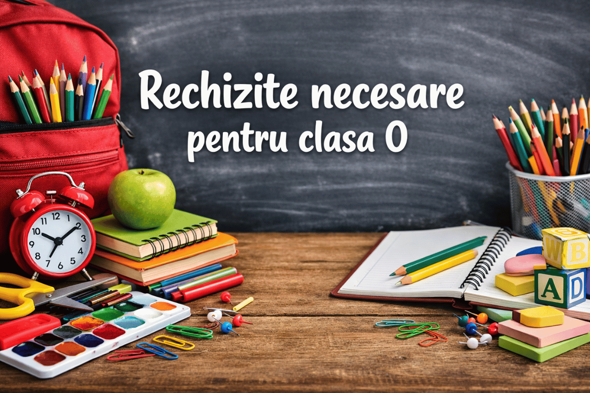 Rechizite necesare pentru clasa 0 (pregătitoare) – Ghid complet pentru părinți