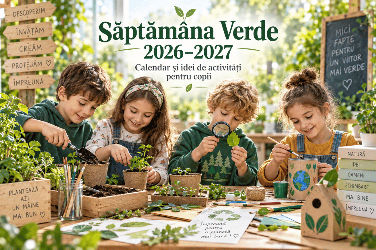 Săptămâna Verde 2026–2027: calendar și idei de activități
