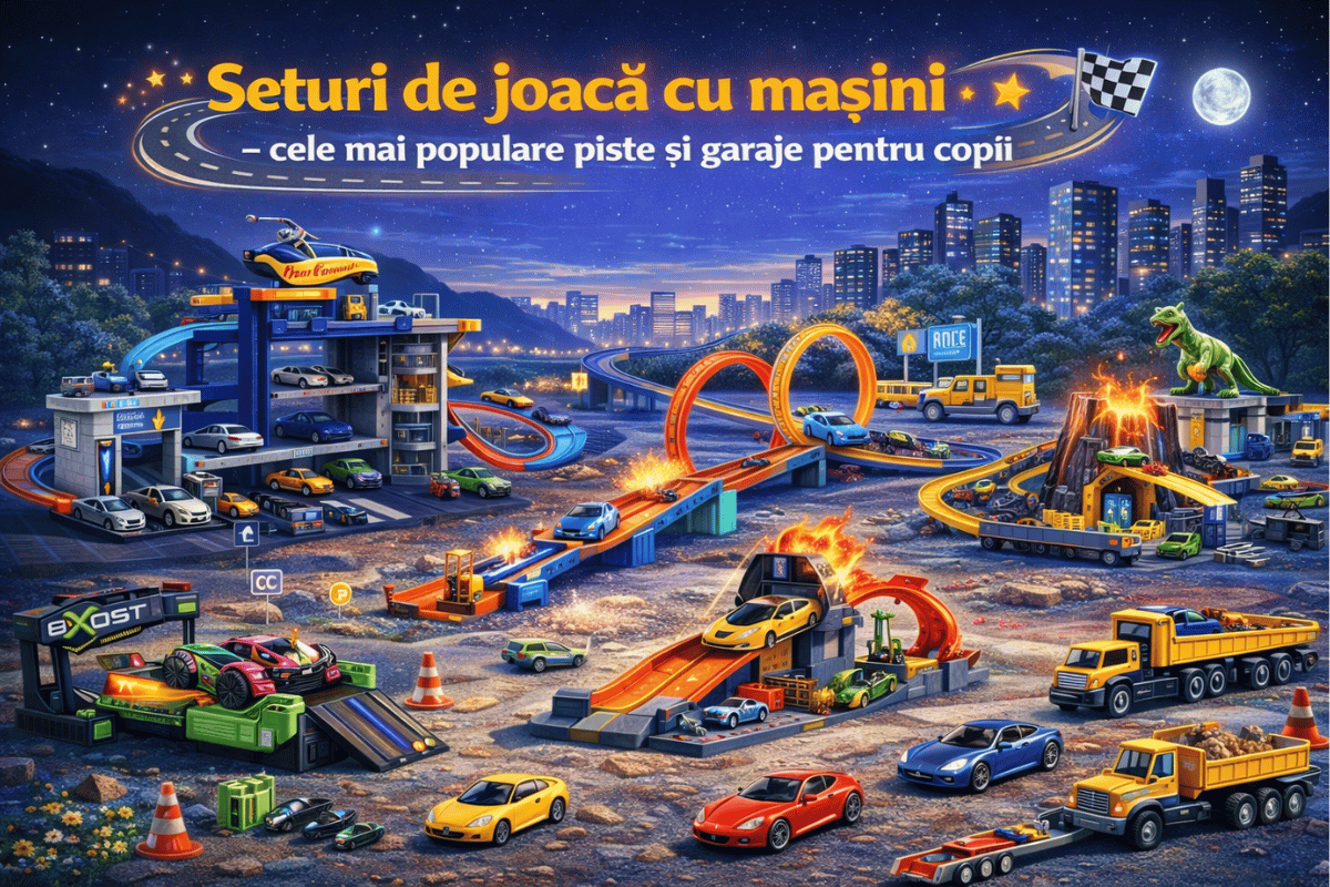 Seturi de joacă cu mașini – cele mai populare piste și garaje pentru copii