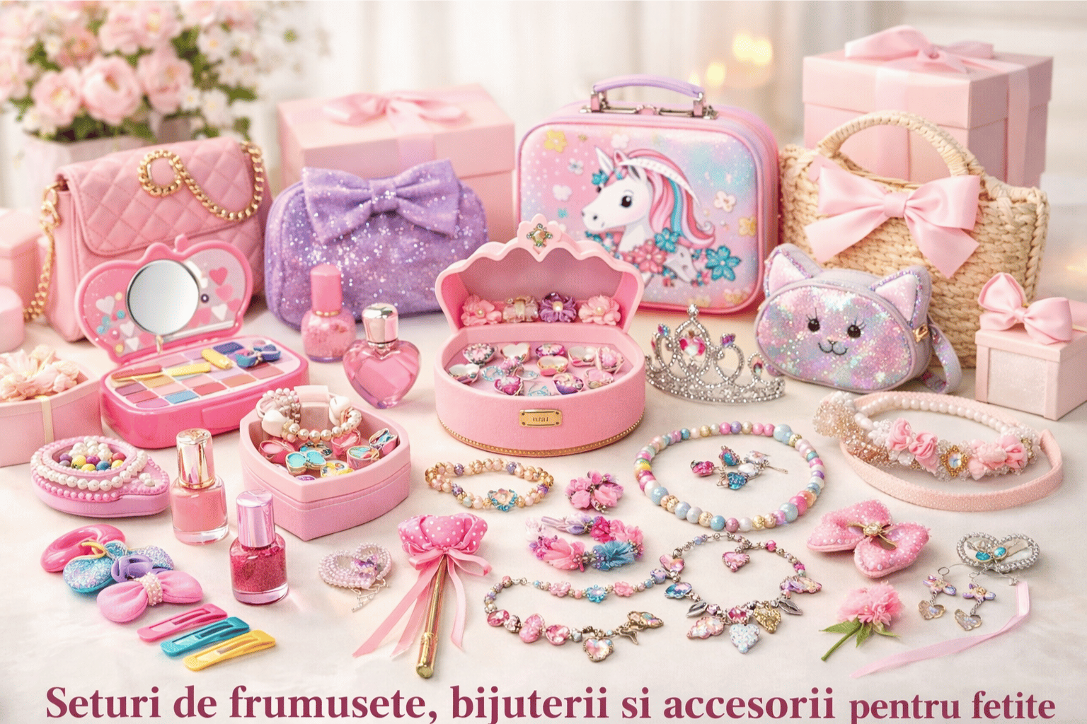 Seturi de frumusețe, bijuterii și accesorii pentru fetițe – ce alegi după vârstă și preferințe