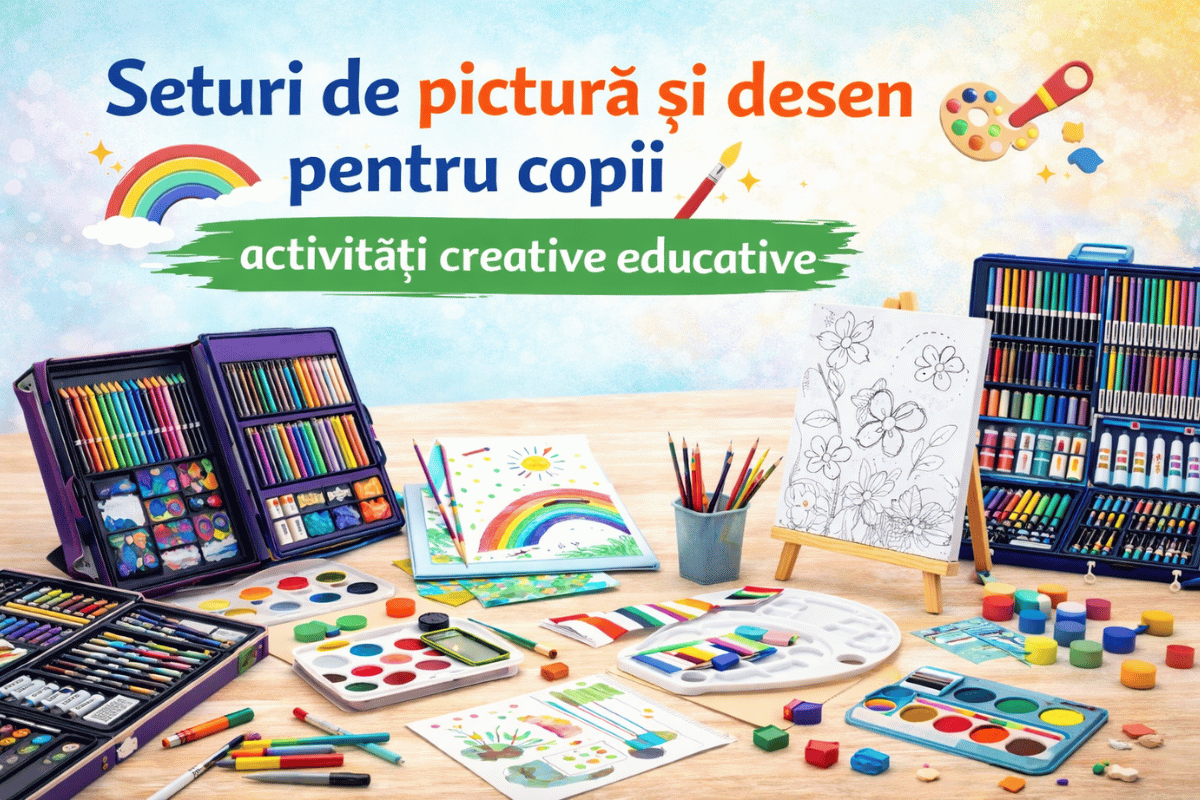Seturi de pictură și desen pentru copii – activități creative educative