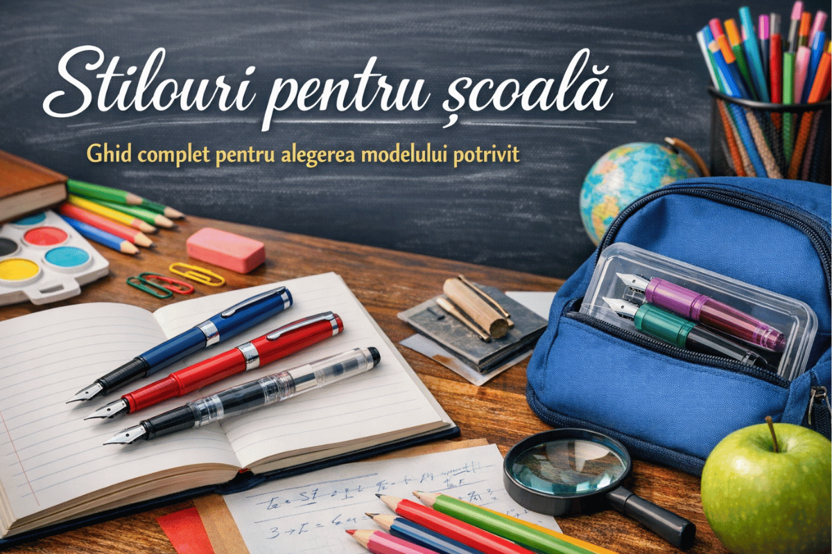 Stilouri pentru școală – ghid complet pentru alegerea modelului potrivit