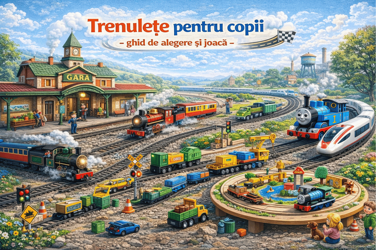 Trenulețe pentru copii – cum alegi setul potrivit și de ce sunt atât de iubite