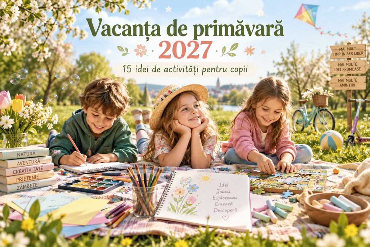 Vacanța de primăvară 2027: 15 activități pentru copii