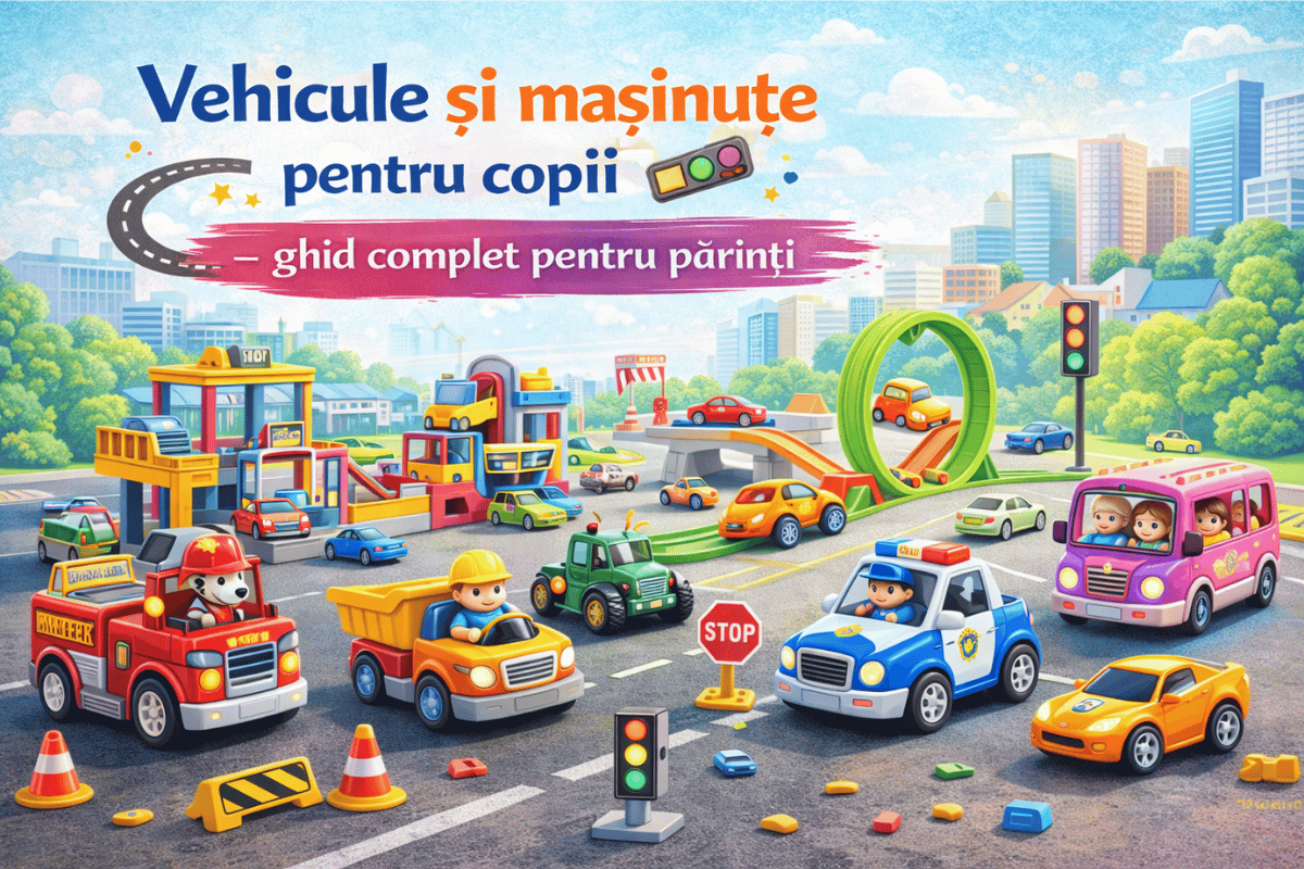 Vehicule și mașinuțe pentru copii – ghid complet pentru părinți