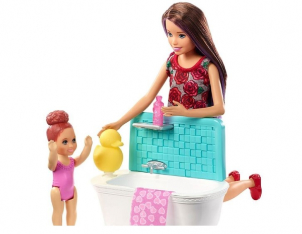 Set de joaca Papusa Barbie Babysitter [2]