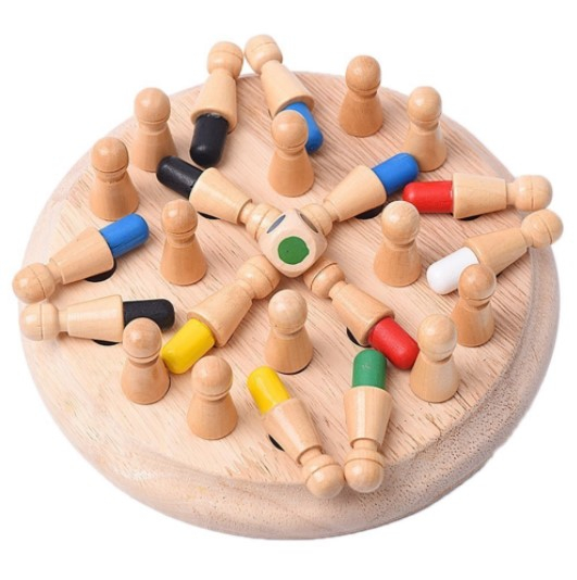 Joc de memorie din lemn - Memory Chess [3]