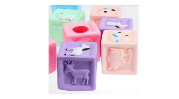 Set 10 Cuburi Siliconate Moi pentru bebelusi [3]
