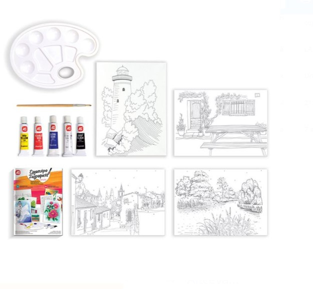 Set creativ pentru desen - Mini Atelierul de pictura [2]