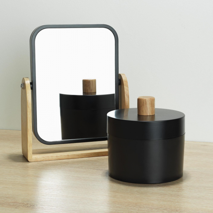Set 6 accesorii pentru baie- Negru Mat [4]