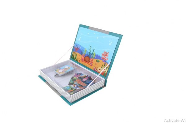 Carte magnetica pentru copii Mica Sirena si Vietati Marine [4]