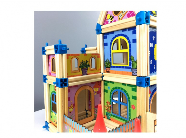 Set de construit din lemn Micul Arhitect [4]