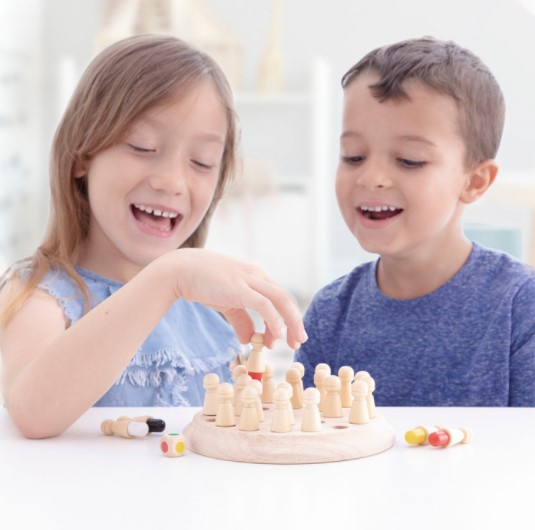 Joc de memorie din lemn - Memory Chess [4]