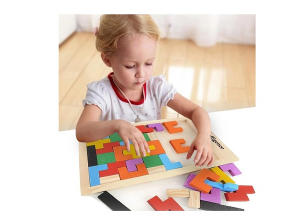 Joc Tetris din lemn [4]