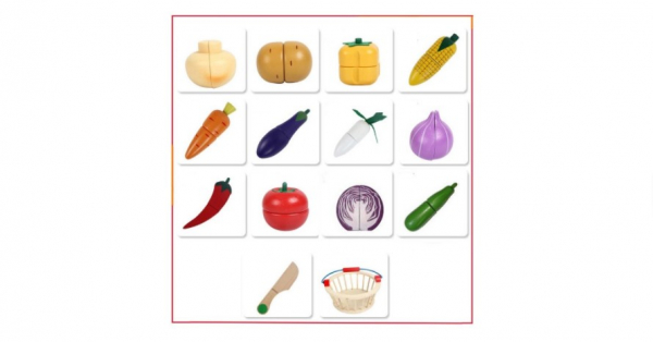 Cos cu legume din lemn [4]