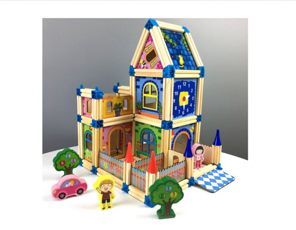 Set de construit din lemn Micul Arhitect [5]